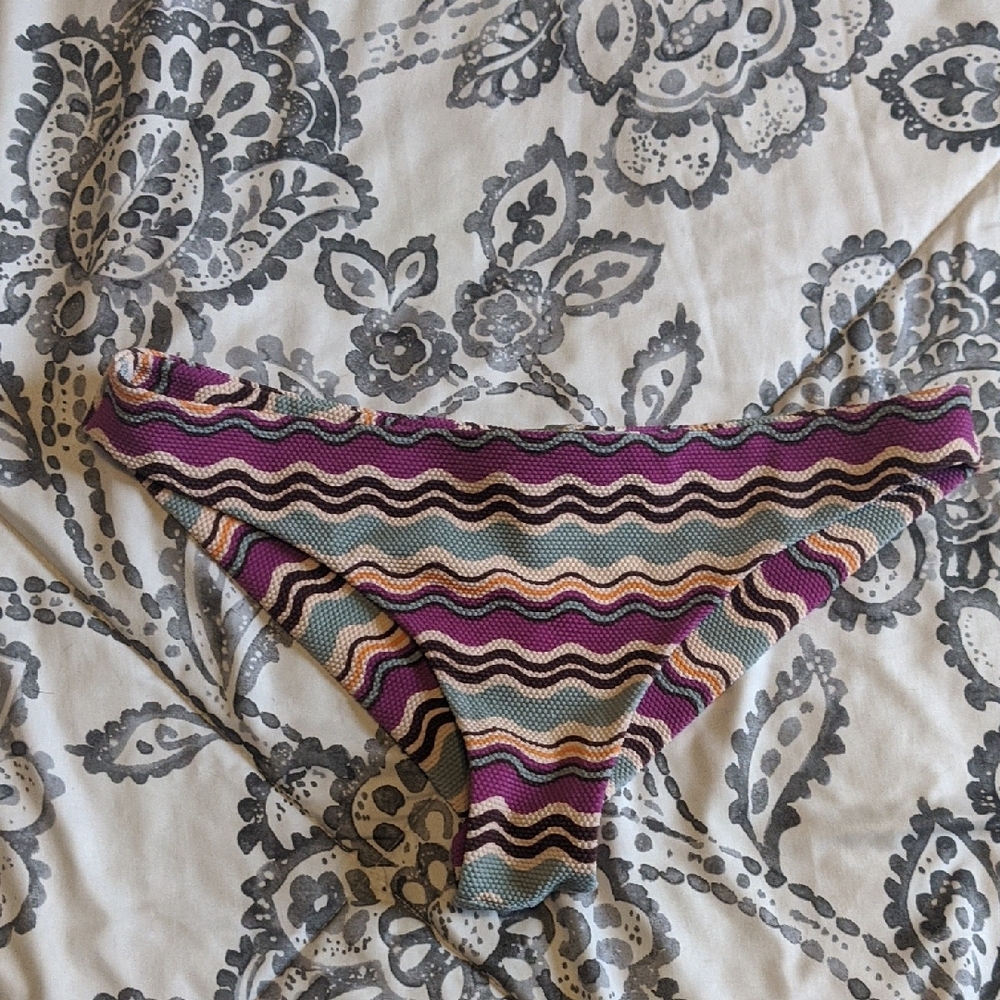 Roxy Multicolor Wave Bikini Bottom